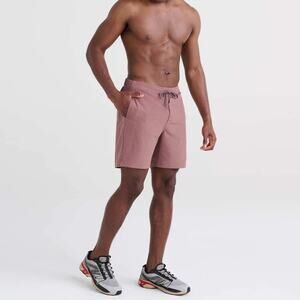 Saxx Sport 2 Life 2N1 Shorts Mens XL Ballpark Pouch Lined Zip Pockets 7" Inseam